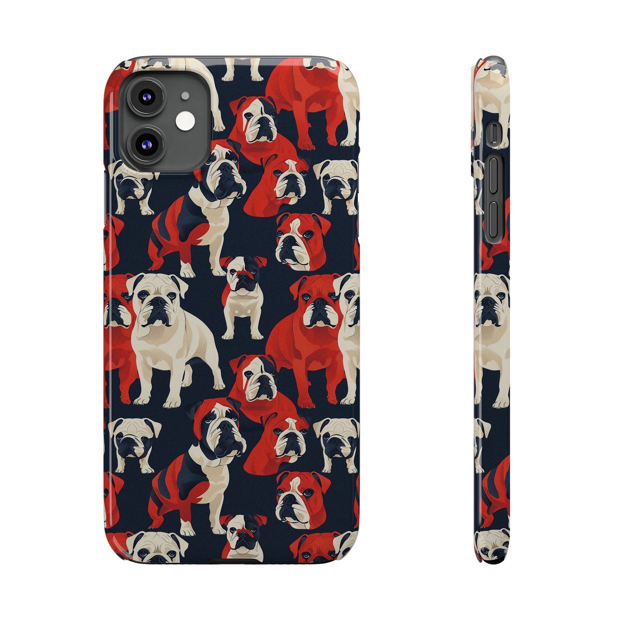 Bulldoggy Bliss Chomper Slim Phone Cases