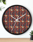 Boxer Blossom Tapestry Delight Wall Clock