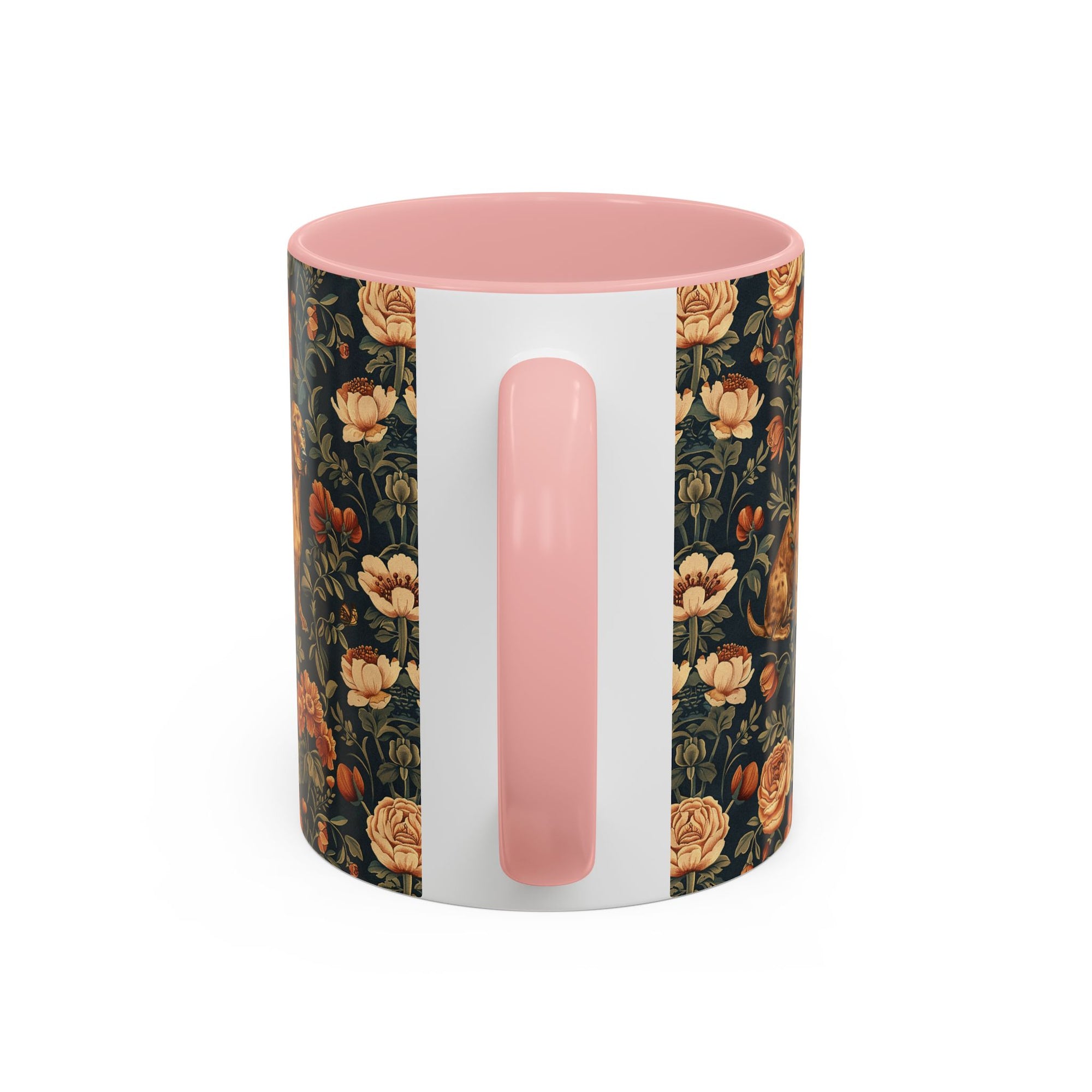 Dazzling Dachsund Blossoms &amp; Foliage Accent Coffee Mug