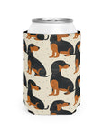 Whimsical Dachsund Dreamcatcher Can Cooler Sleeve