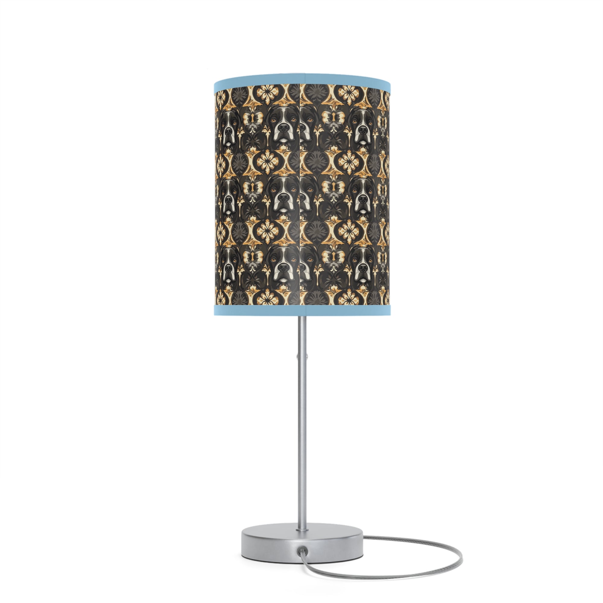 Manor Pup Boxer Royale Lamp on a Stand