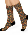 WhimsiWooly Shepherd Spritz Cushioned Crew Socks