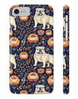 Bulldog Blossom Bonanza Slim Phone Cases