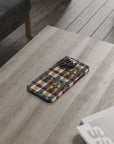 Pawsome Rottweiler Royalty Plaid Slim Phone Cases