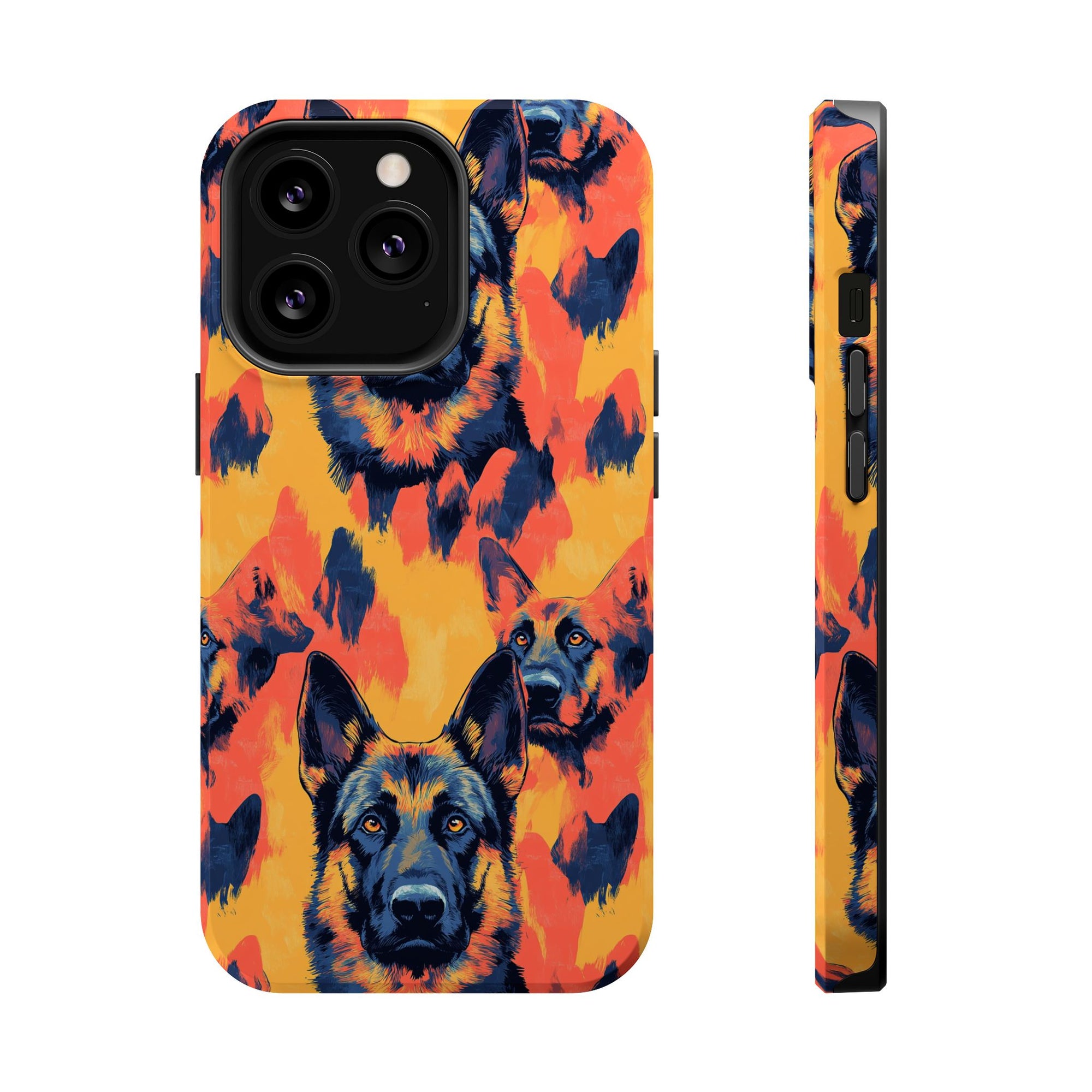 Impressionistic German Shepherds Magnetic Tough Cases