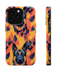 Impressionistic German Shepherds Magnetic Tough Cases