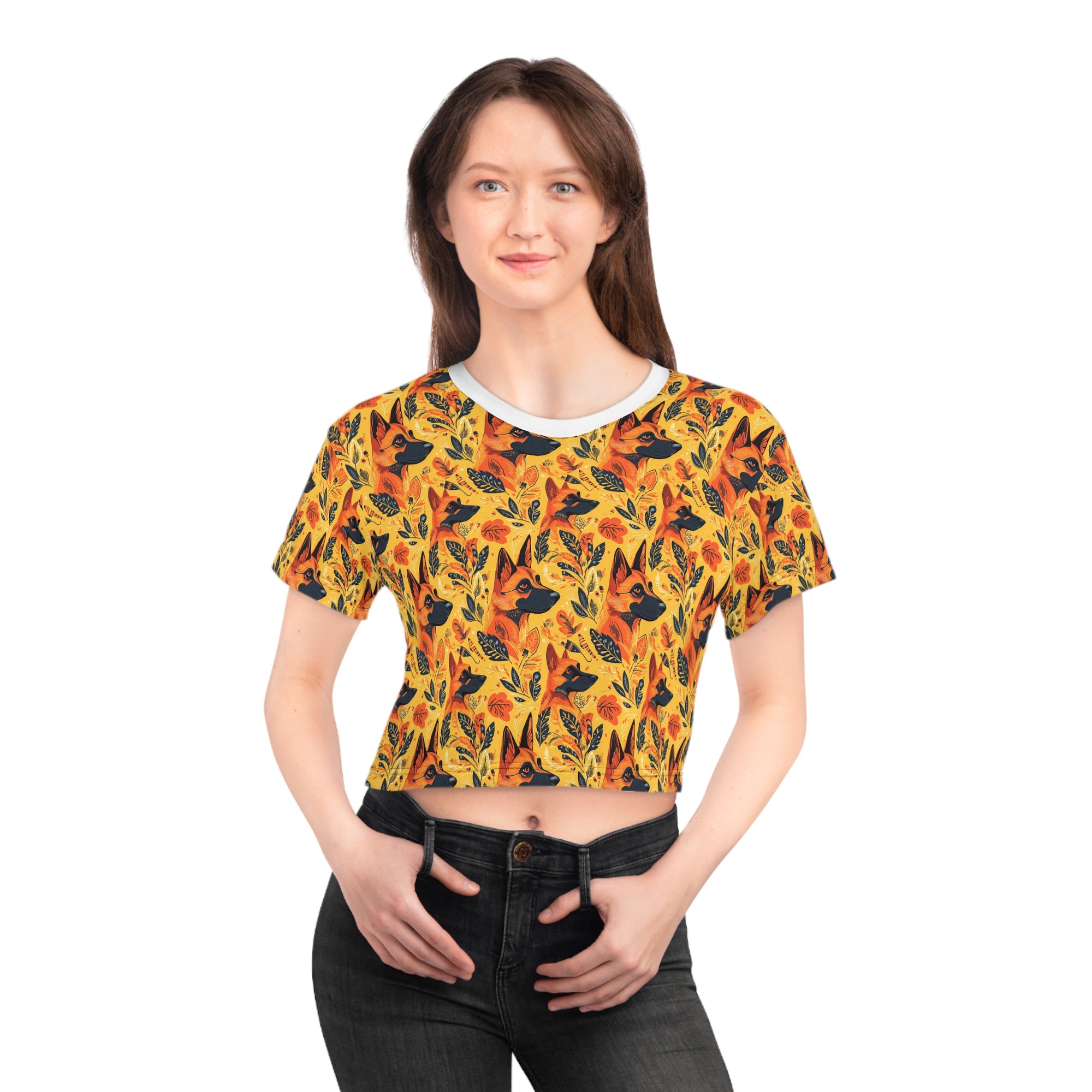 Shepherd Safari Retreat Crop Tee