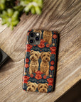 Yorkie Charm Twins Slim Phone Cases