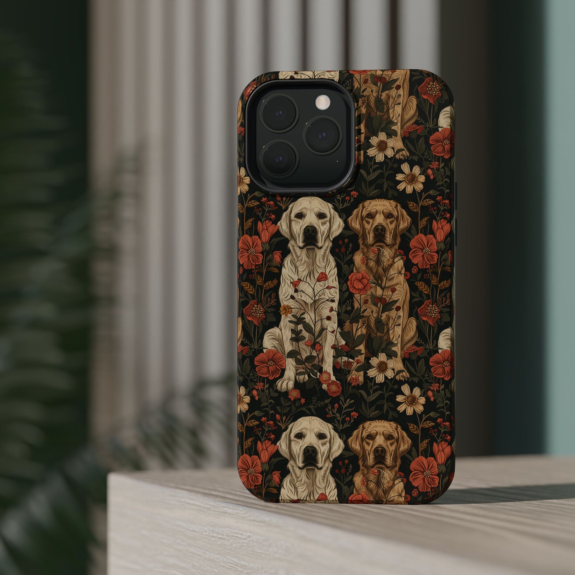 Blossoming Labradors Bouquet Magnetic Tough Cases