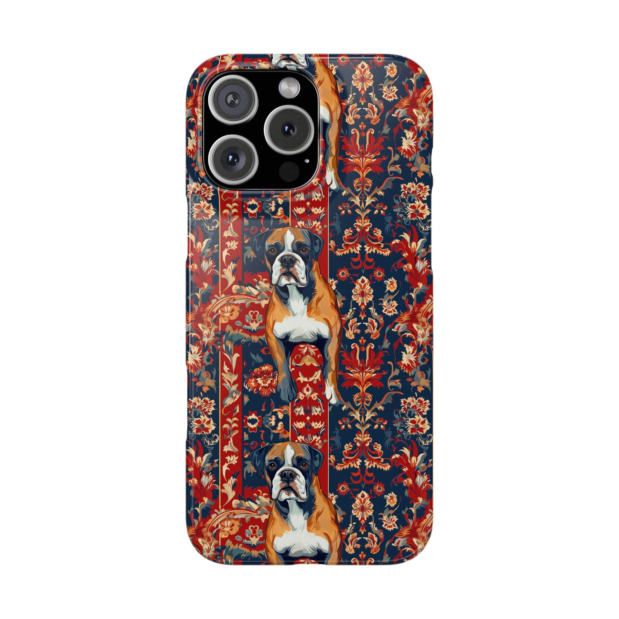 Boxer Blossom Tapestry Delight Slim Phone Cases