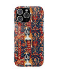 Boxer Blossom Tapestry Delight Slim Phone Cases