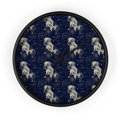 Celestial Boxer Bliss Wall Clock