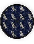 Celestial Boxer Bliss Wall Clock