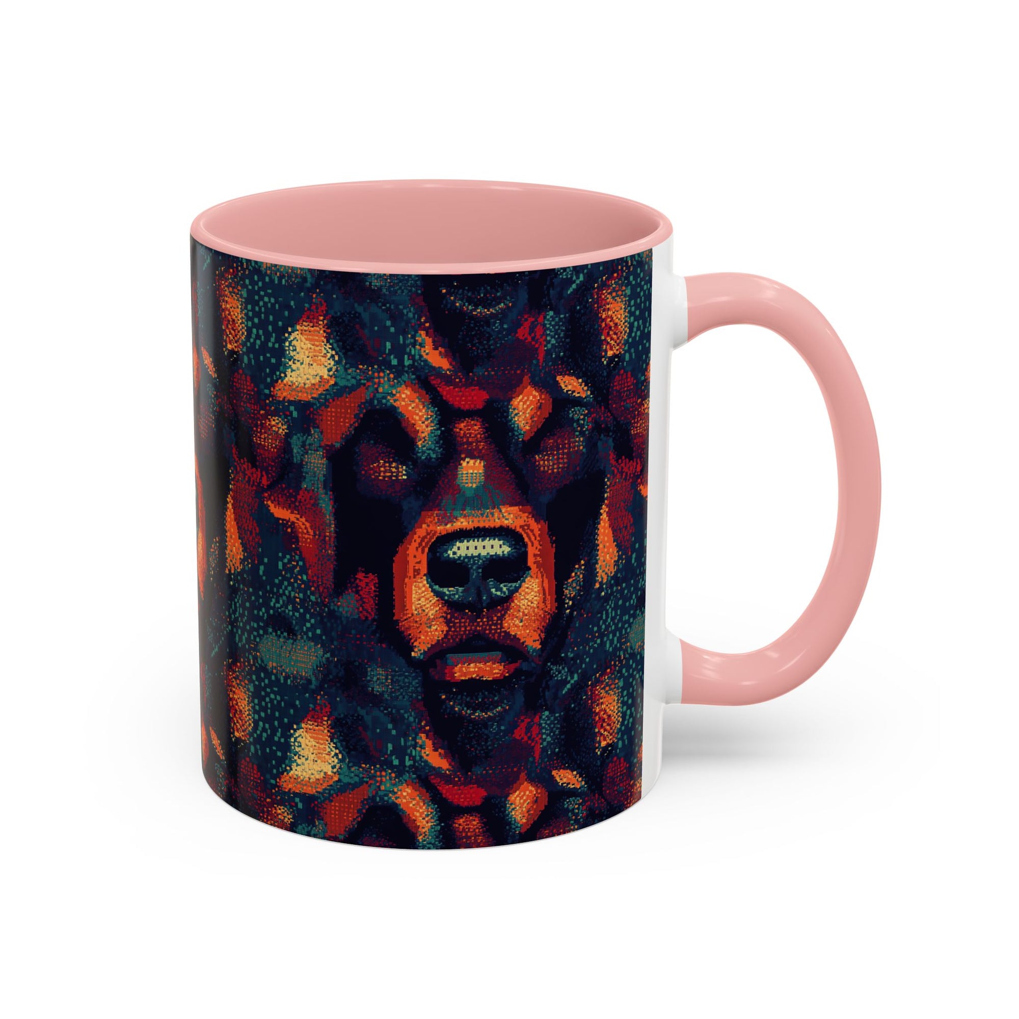 Rustic Rottie Charm Accent Coffee Mug