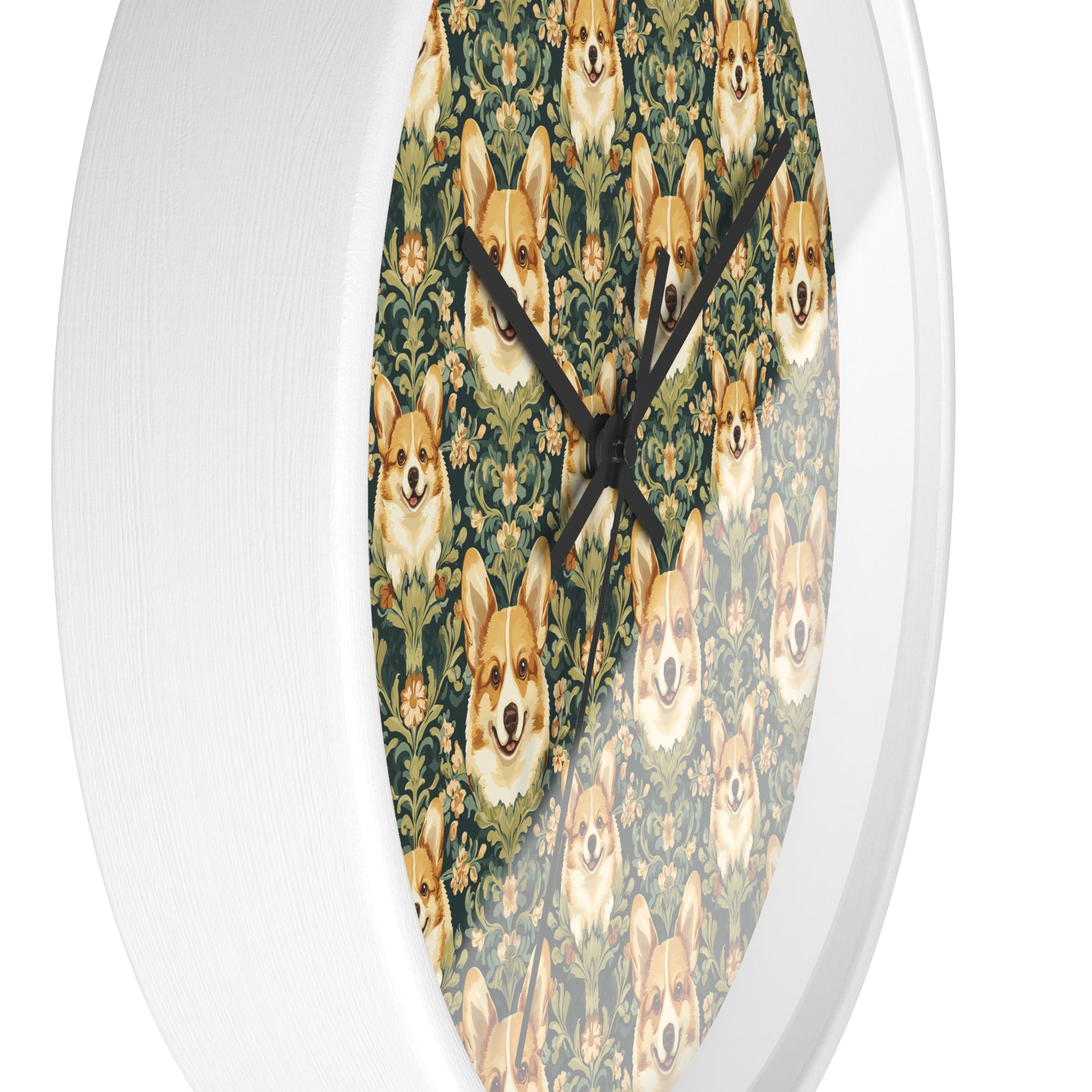 Corgi Charmz Wall Clock