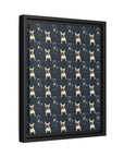 Frenchie Celestial Soar Matte Canvas, Framed