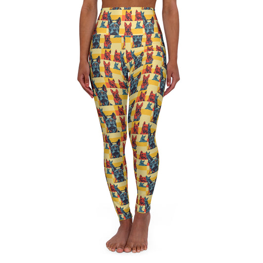 Dane-tastic Marvelous Mutt Mode High Waisted Yoga Leggings