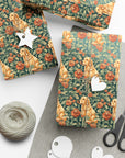 Blooming Goldie Glam Gift Wrap Papers