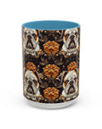 Bloomingly Bulldogistic Bouquet Accent Coffee Mug