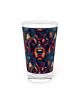 Rustic Rottie Charm Pint Glass