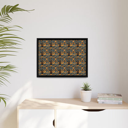 Ruffle Rottie Glamourific Matte Canvas, Framed