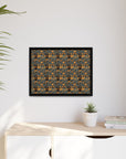 Ruffle Rottie Glamourific Matte Canvas, Framed