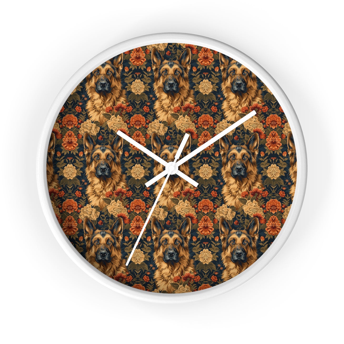 WhimsiWooly Shepherd Spritz Wall Clock