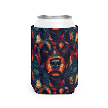 Rustic Rottie Charm Can Cooler Sleeve