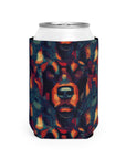 Rustic Rottie Charm Can Cooler Sleeve