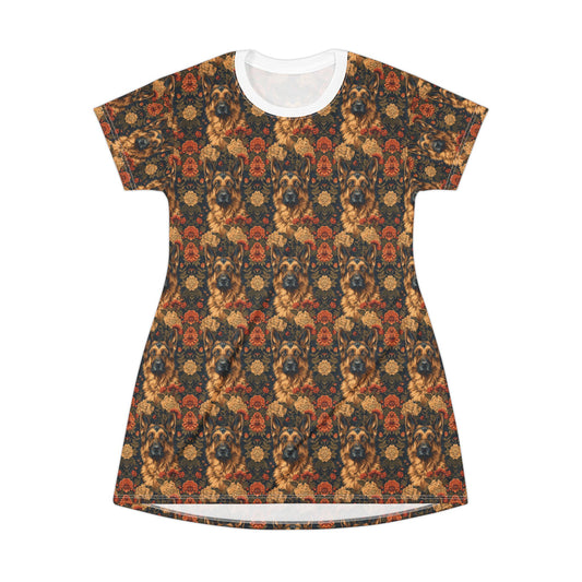 WhimsiWooly Shepherd Spritz T-Shirt Dress