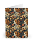 Beagle Blossoms Greeting Cards (5 Pack)