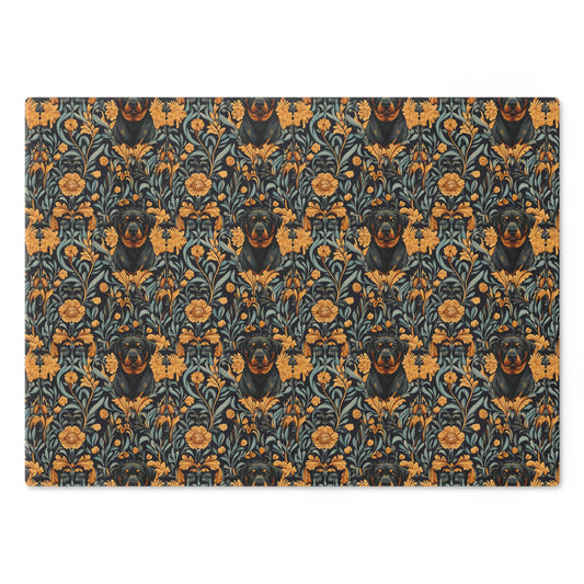 Ruffle Rottie Glamourific Cutting Board