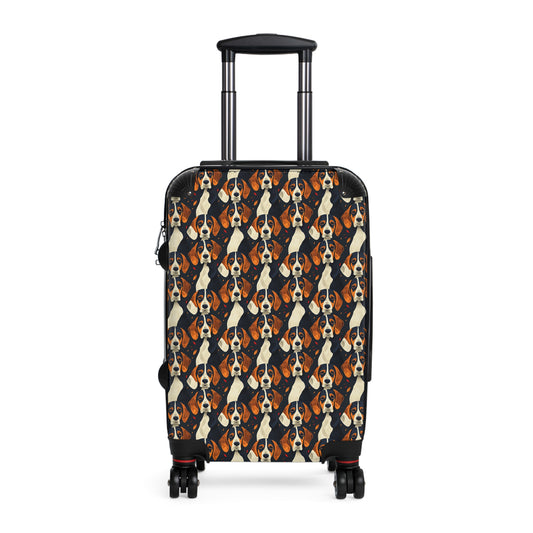 Beagle Glimmer Gaze Glamour Suitcase