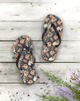 Blooming Bulldog Beauty Flip Flops