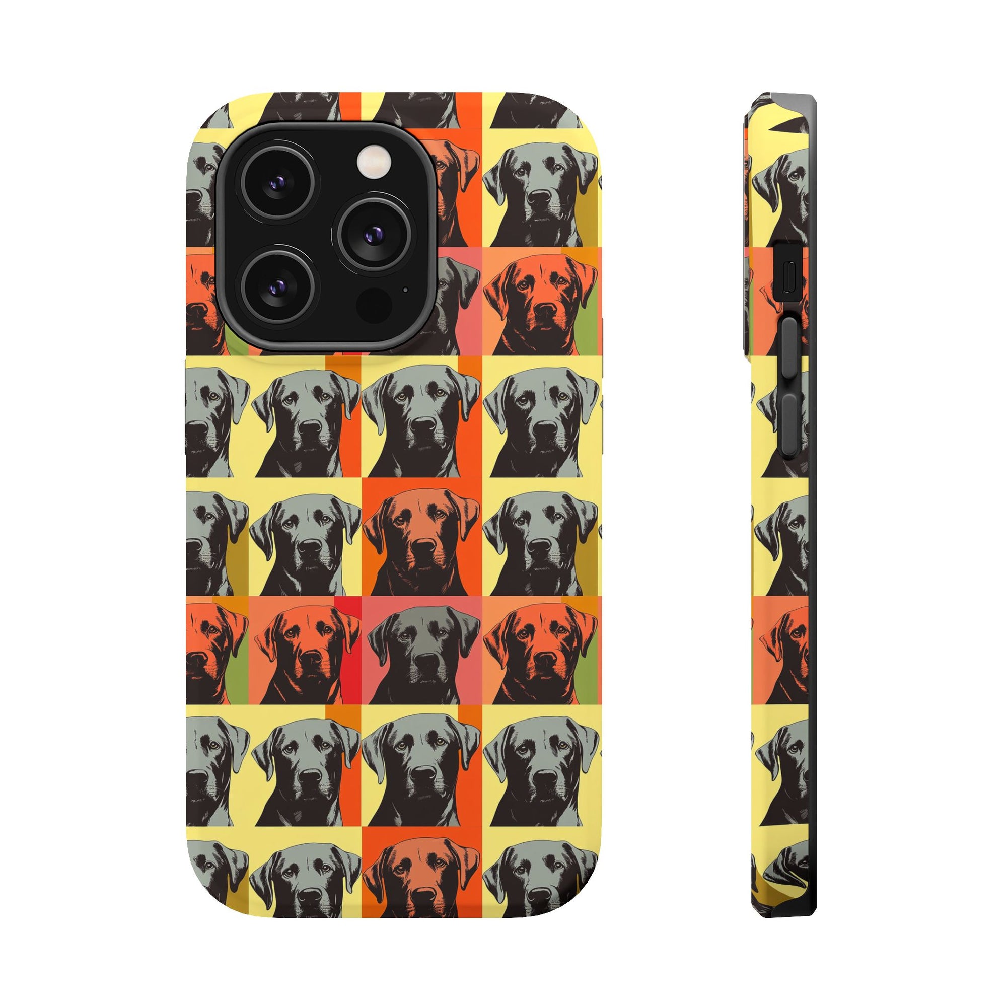 Whimsical Warhol Labrador Magnetic Tough Cases