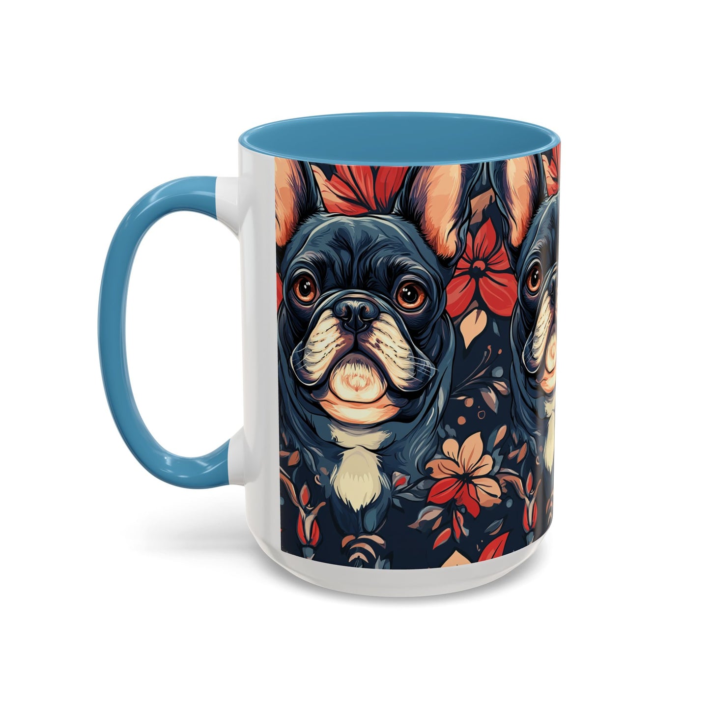 Gothic Rose Bulldog Noir Enchantment Accent Coffee Mug