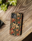 Blooming Pug Paradise Slim Phone Cases