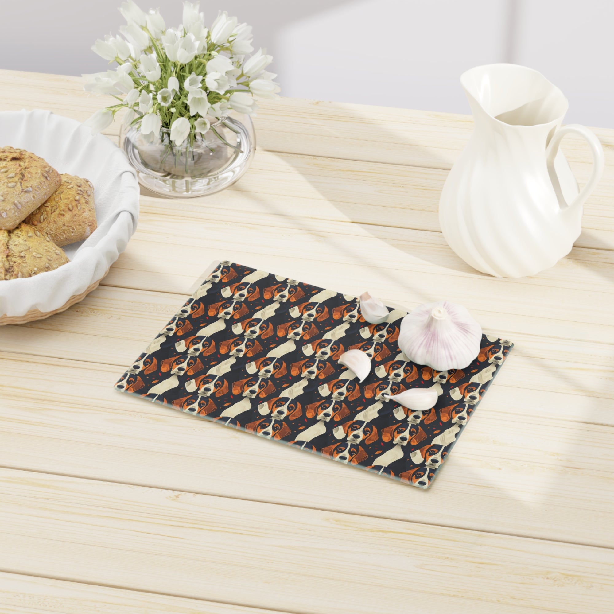 Beagle Glimmer Gaze Glamour Cutting Board