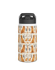 Golden Glamour Paws - Luxe Licks for Regal Retrievers Stainless Steel Water Bottle