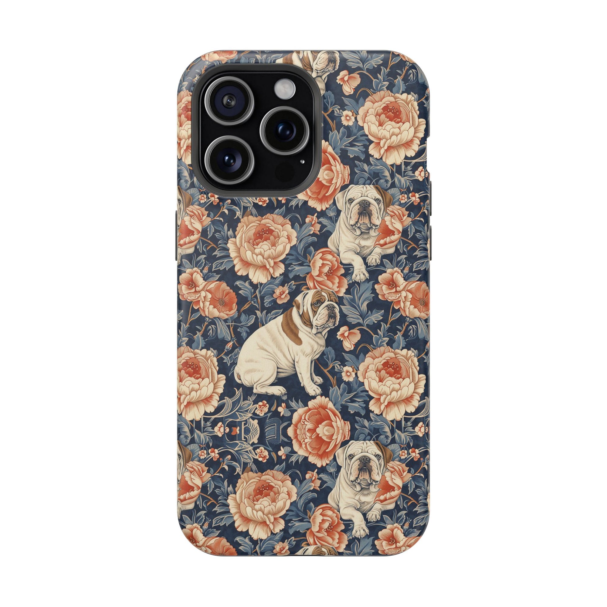 Blooming Bulldog Beauty Magnetic Tough Cases