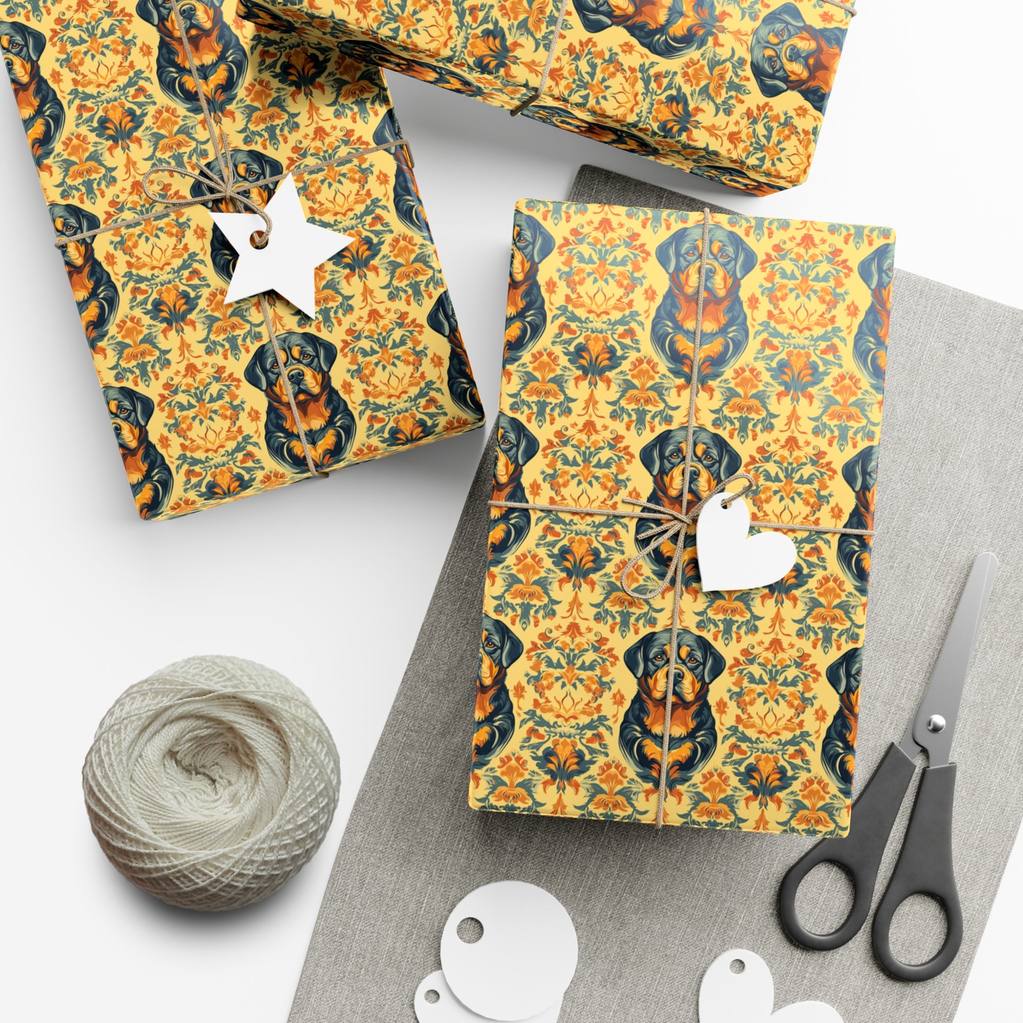 Royal Rottie Regalia Gift Wrap Papers