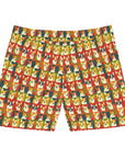 Corgi Chic Popart Pup Men's Mid-Length Swim Shorts