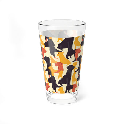 Modern Charm Labrador Chic Mixing Glass, 16oz