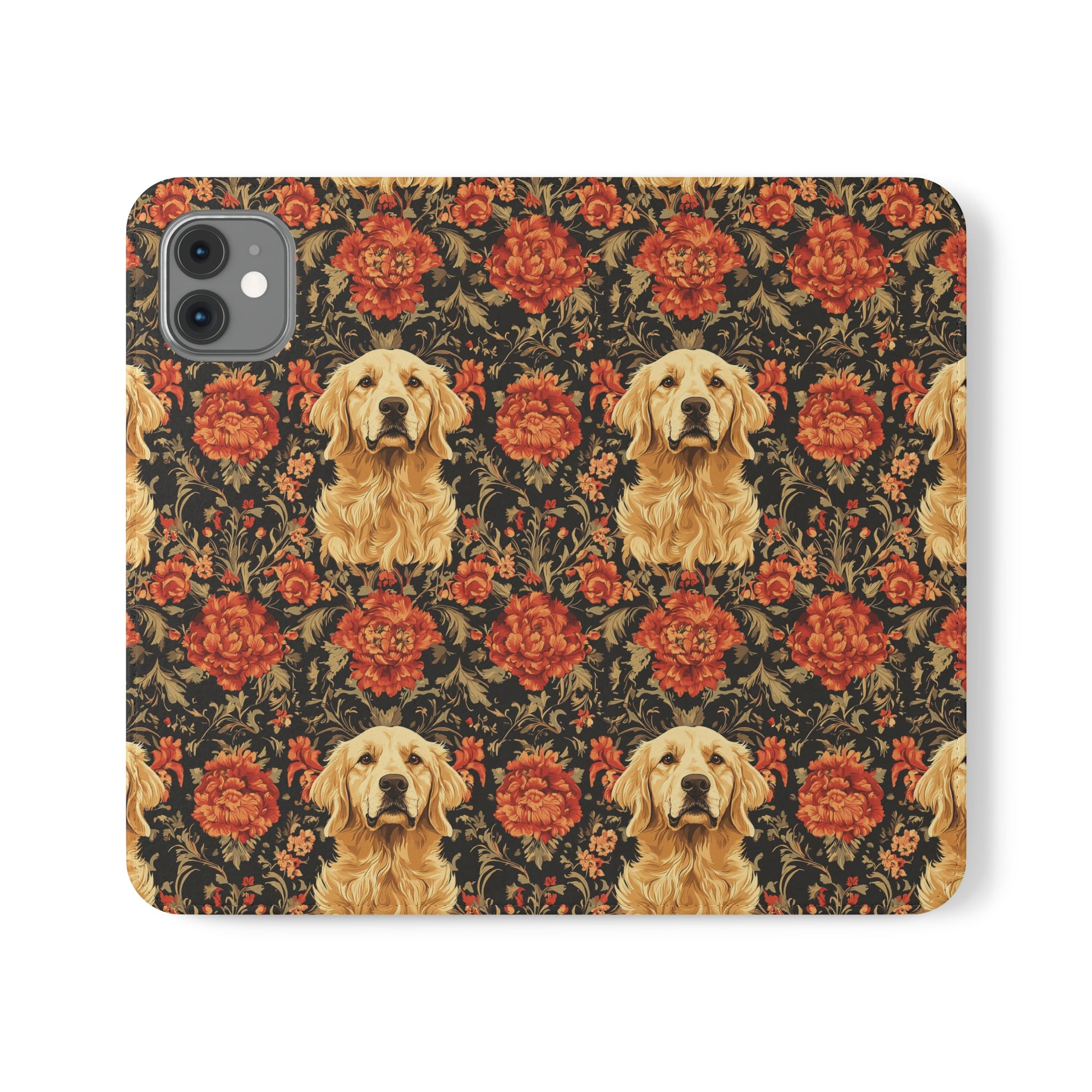 Golden Pawsatronic Tapestry Flip Cases