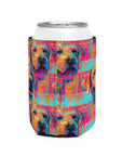 Rustic Charm Labrador Chic Can Cooler Sleeve