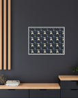 Frenchie Celestial Soar Matte Canvas, Framed