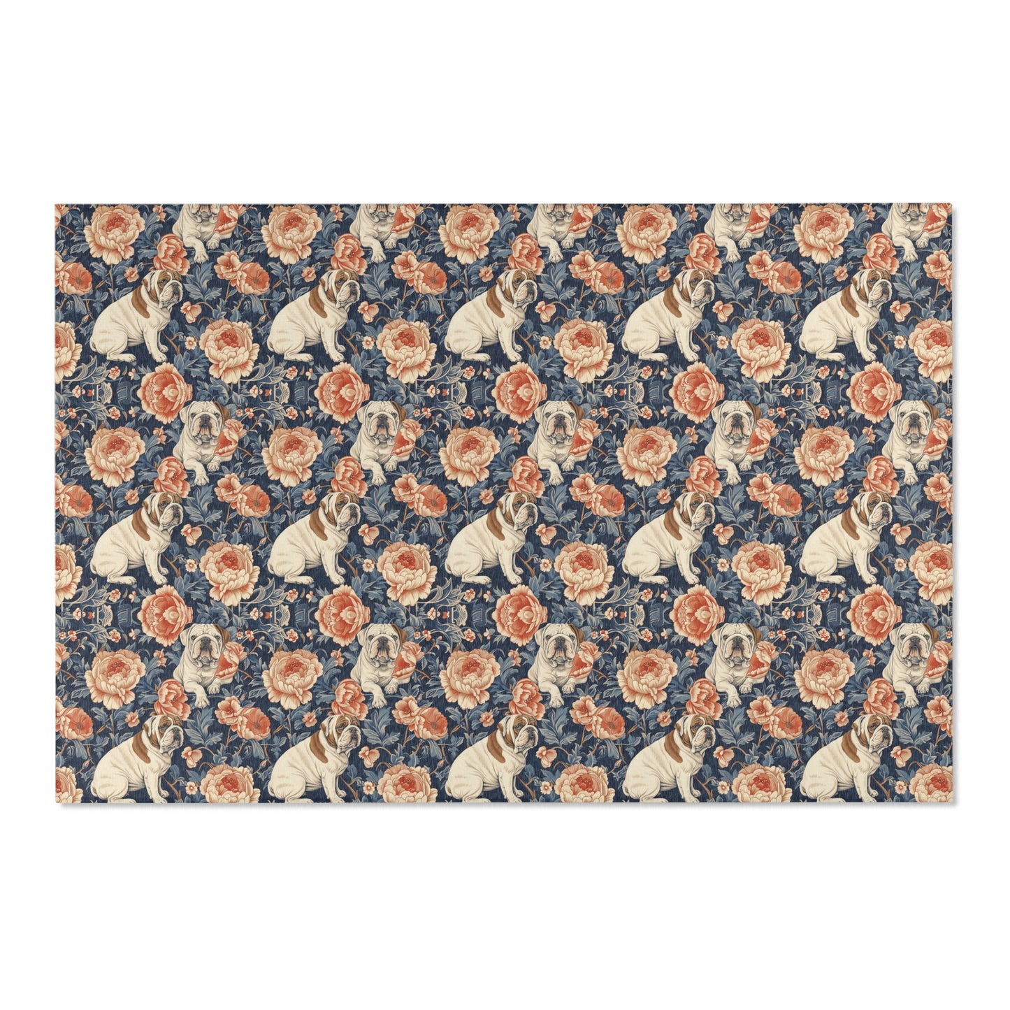 Bulldog Elegance Heritage Rug- William Morris Inspired Area Rug