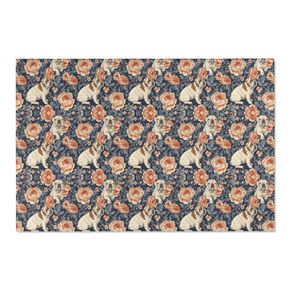 Bulldog Elegance Heritage Rug- William Morris Inspired Area Rug