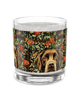 Labrador Lush Pooch Tapestry Rocks Glass