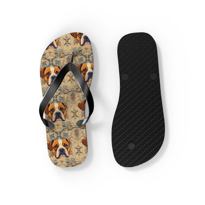 Bowtie Boxer Bliss Flip Flops